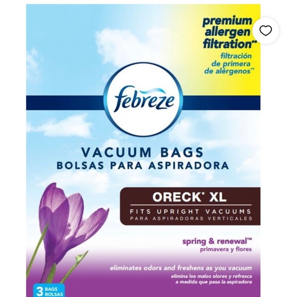 NWT set of 4 boxes Febreze spring & renewal oreck xl vacuum bags 12 total bundle - Picture 1 of 5